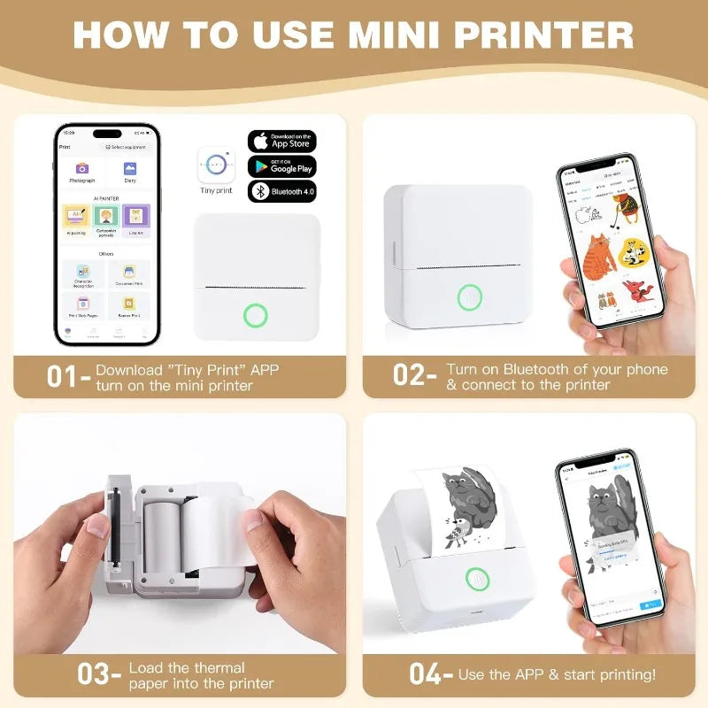 Mini impresora para estudiantes
