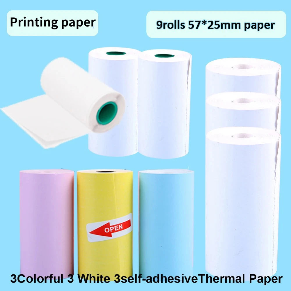 Rollos de papel para mini impresora